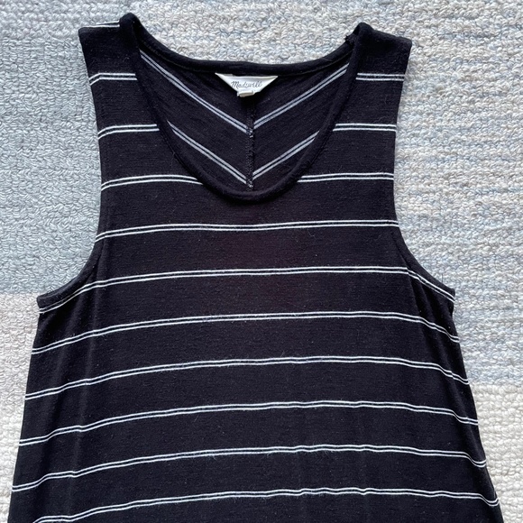 UNTIL 6/20! Madewell Highpoint Tank Dress Stripe - Picture 4 of 10